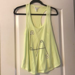 BCBGeneration Neon Yellow LA Tank